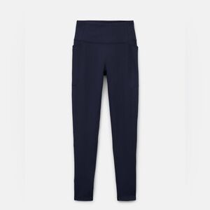 Girlfriend Collective (M) Navy Blue “Skyline” Compressive Pocket Legging Workout